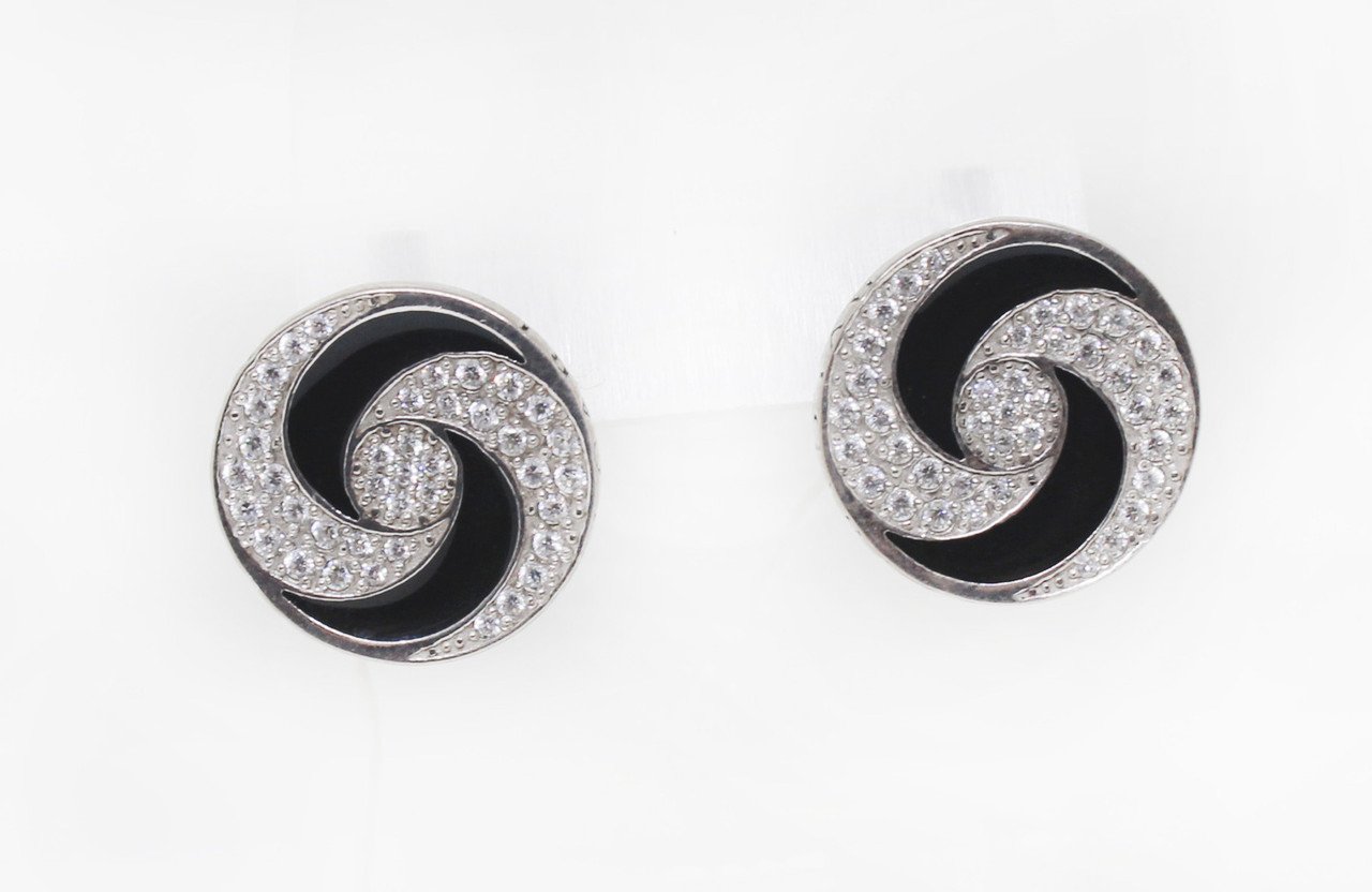 

Сережки серебряные с кубическим цирконием 6,9 г