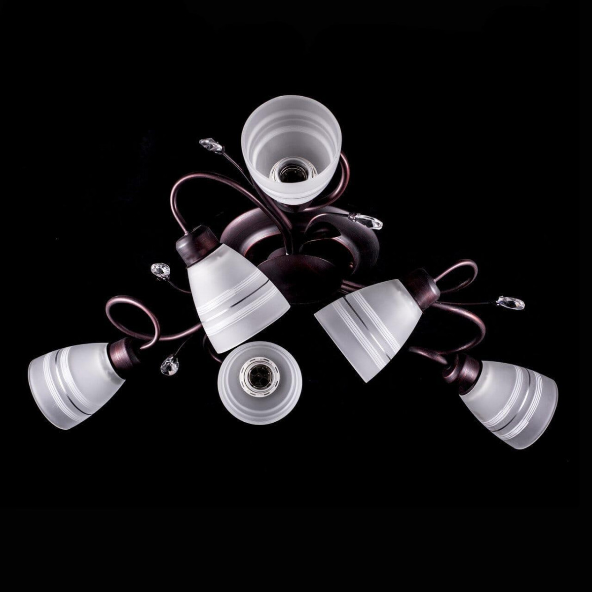 

Люстра на 6 лампочек для P3-2642/6C/CDWT Handmade (YE-P3-2642/6C/CD+WT)