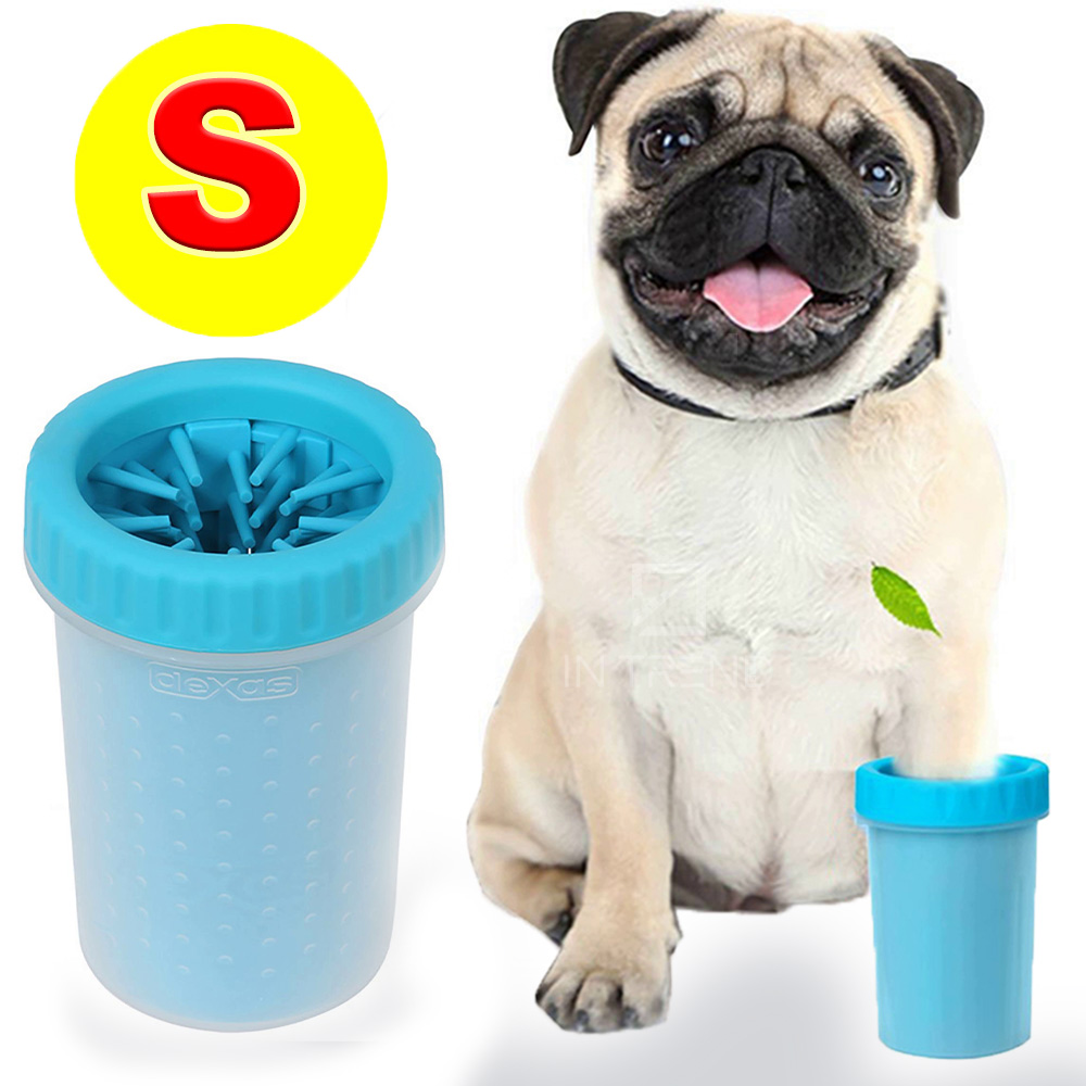 

Лапомойка - Стакан для митья лап DOG FOOT WASH CUP – очиститель лап силиконовый – чаша для митья лап собакам и кошкам легкий компактный удобный и практичный в использовании для ежедневной чистки, размер S, Голубой