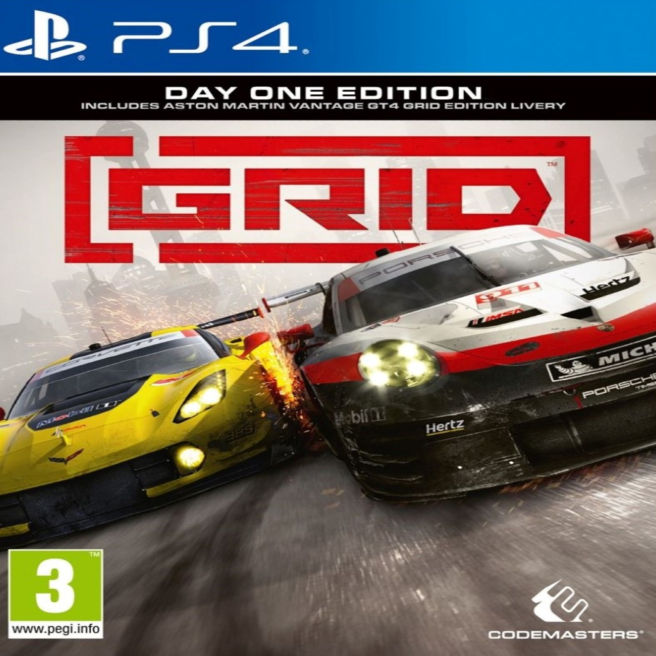 

GRID day one edition (англійська версія) PS4