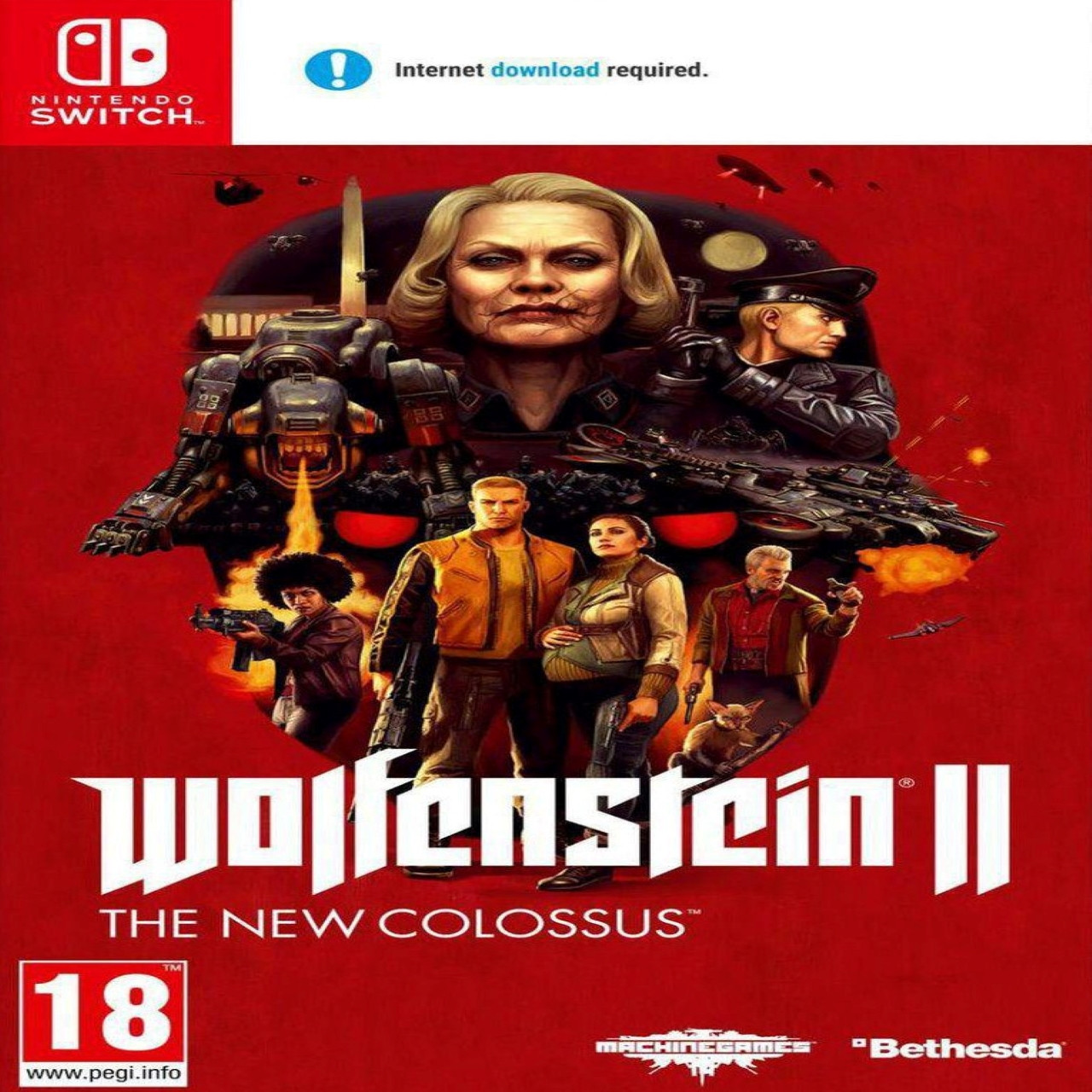 

Wolfenstein II: The New Colossus (російські субтитри) Nintendo Switch