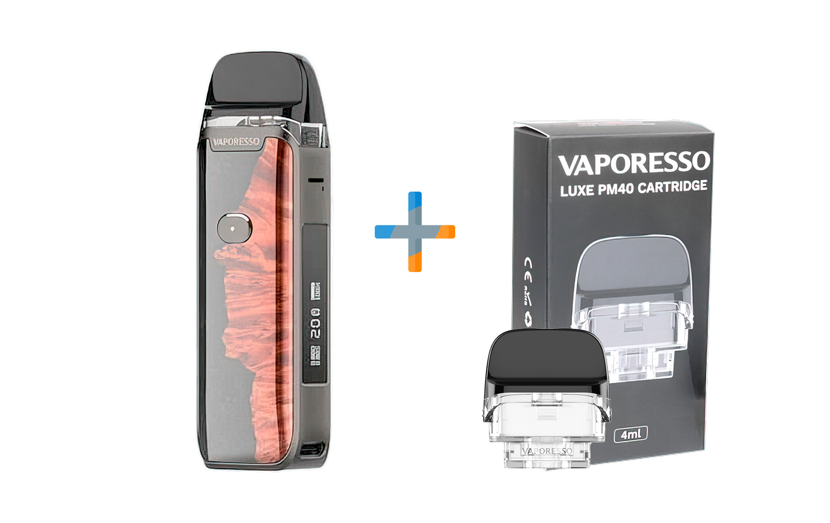 Электронная Сигарета Vaporesso Luxe PM40 POD Kit Lava (Чёрно-Красный ...