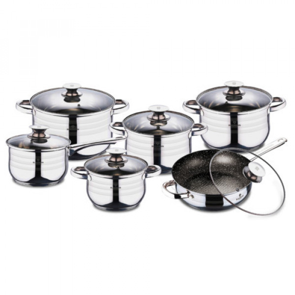 

Набор посуды Blaumann Gourmet Line 12 предметов (BL-3167)
