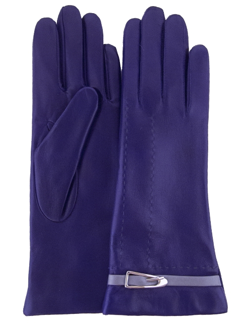 

Женские кожаные перчатки GlovesUA мод.234 темно синий 8