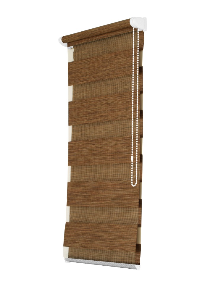 

Рулонная штора Franz Deco День-Ночь коричневый 50 х 160 см (Д40527)