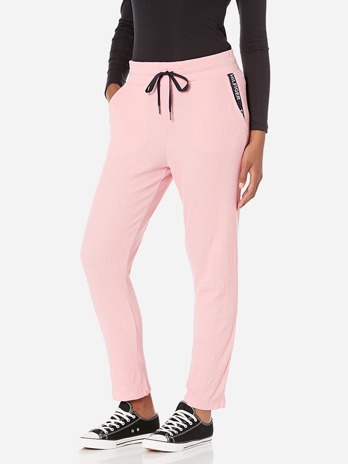 Акція на Спортивні штани жіночі Tommy Hilfiger 761101812 XL Рожеві від Rozetka