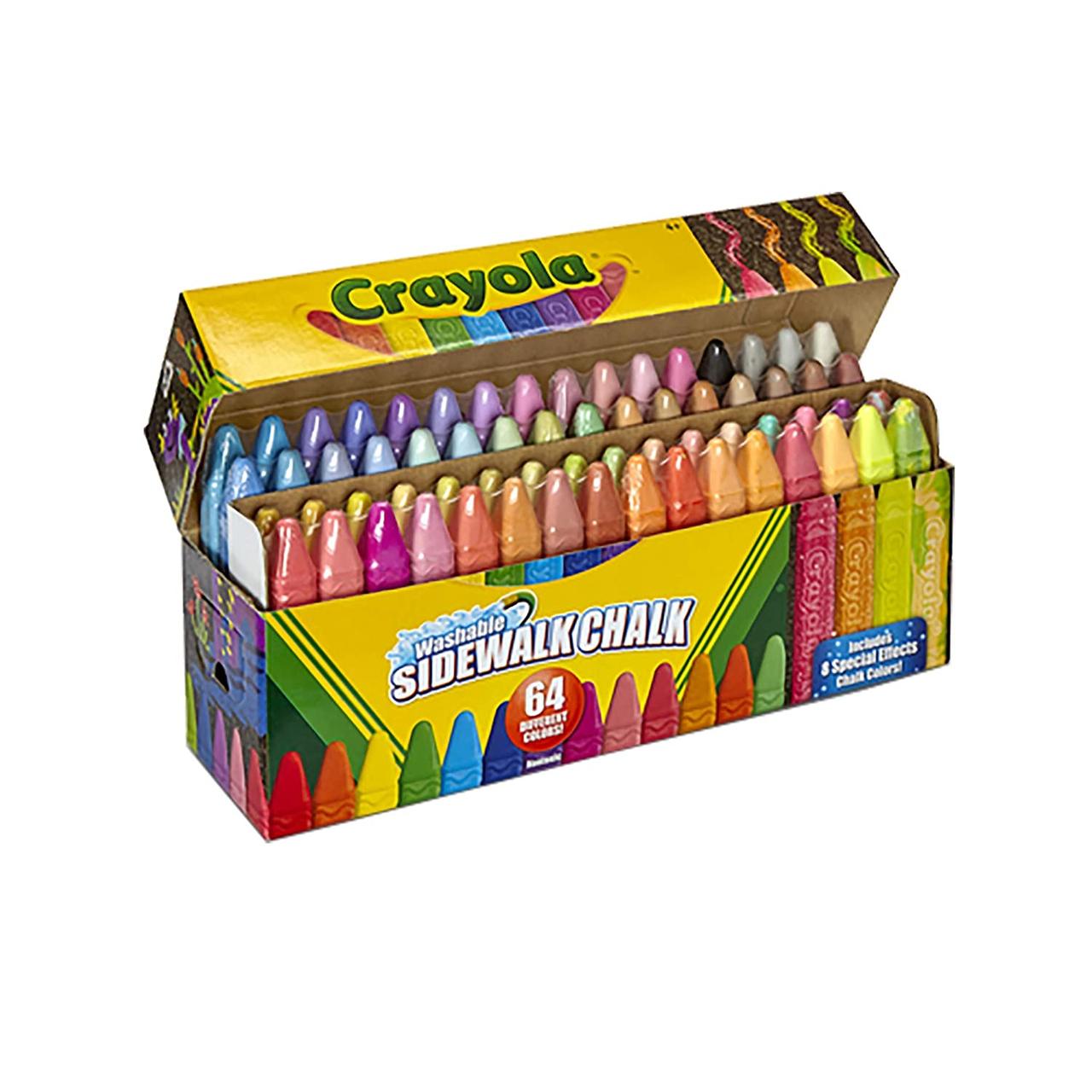 Огромные мелки. Мелки Crayola 64. Мел Crayola 64 штуки. Crayola 3d мелки. Crayola мелки с игрушками.