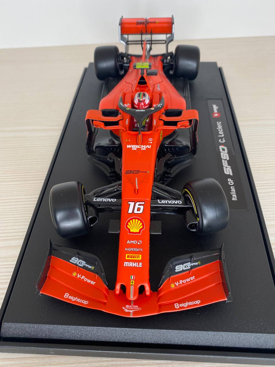 Автомодель Charles Leclerc Ferrari SF90 #16 F1 2019 Winner Italian GP  Bburago 1:18 – фото, отзывы, характеристики в интернет-магазине ROZETKA от  продавца: Smart Move | Купить в Украине: Киеве, Харькове, Днепре, Одессе,  Запорожье, Львове