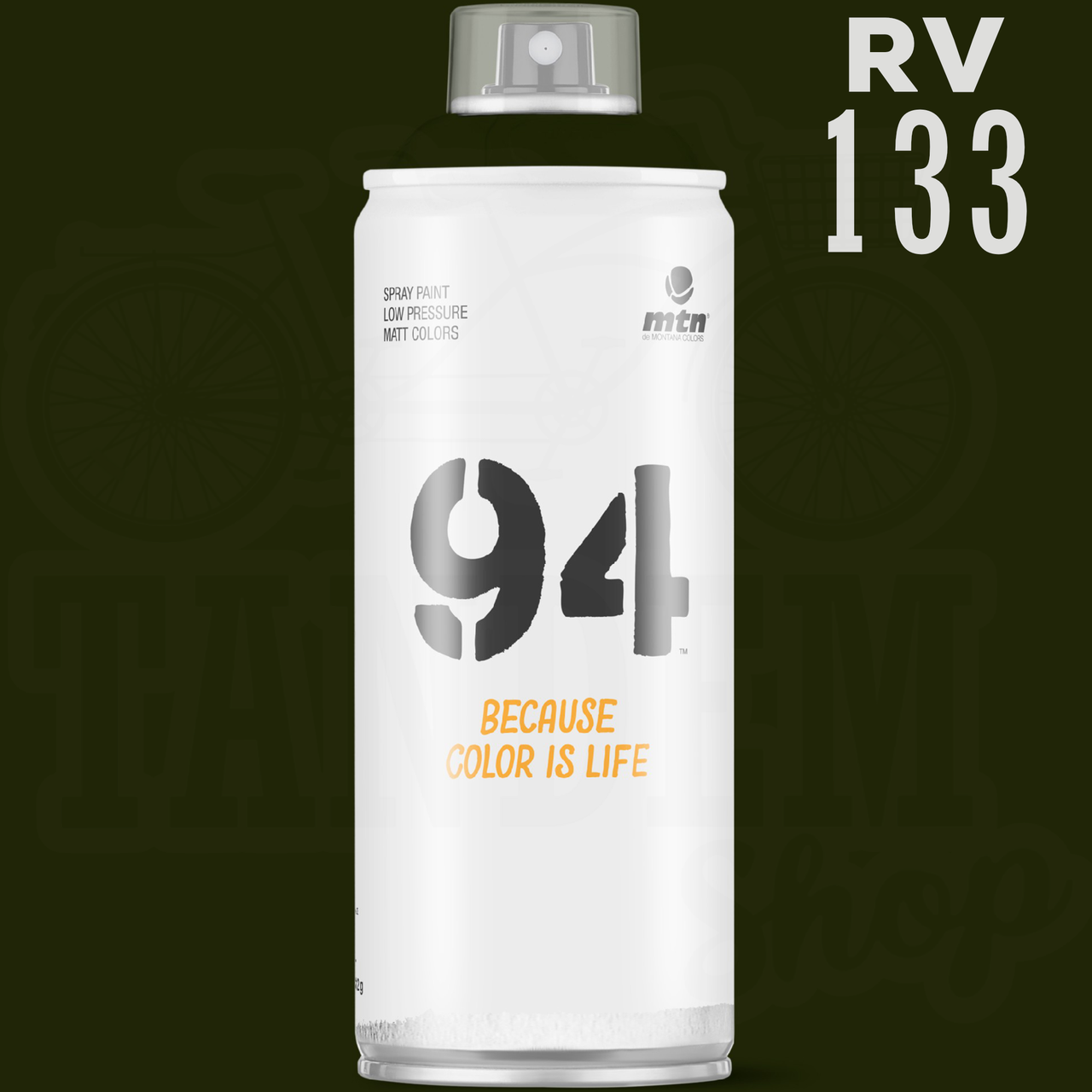 Краска матовая MTN (Montana Colors) 94, 400 мл Аэрозоль RV-133 Dharma ...