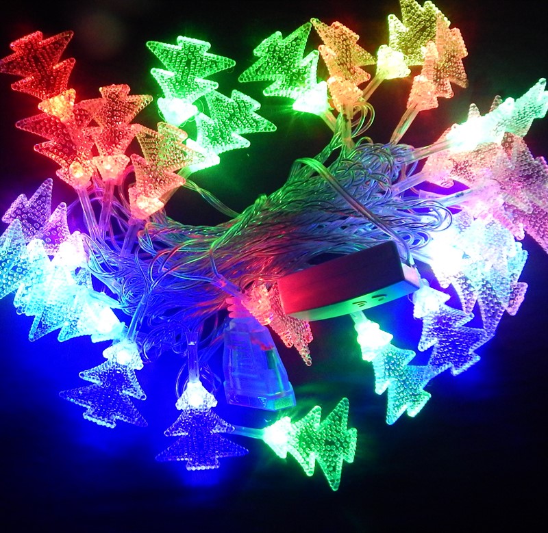 

Светодиодная гирлянда HLV Елочки RGB внутренняя