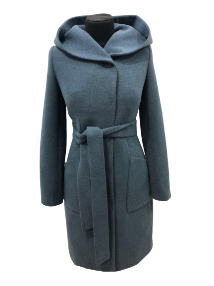 

Пальто женское демисезонноеTIARA M-503 52 джинсовый