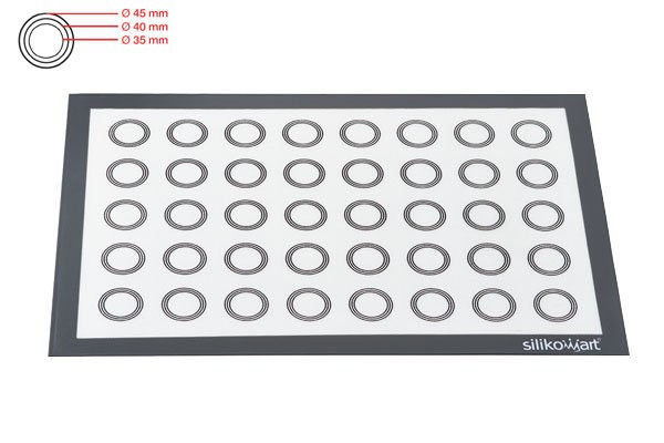 

Коврик силиконовый кондитерский Silikomart Fiberglass With Circless 595х395 мм Fiberglass With Circless