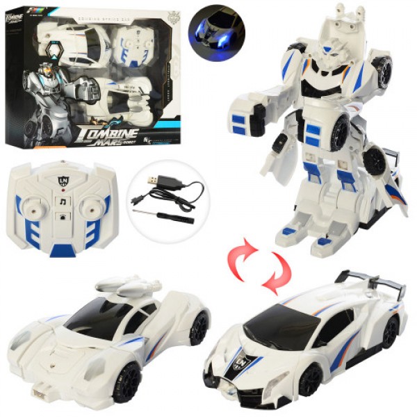 

Набор игровой Трансформер с пультом управления Le Neng Toys K13 белый