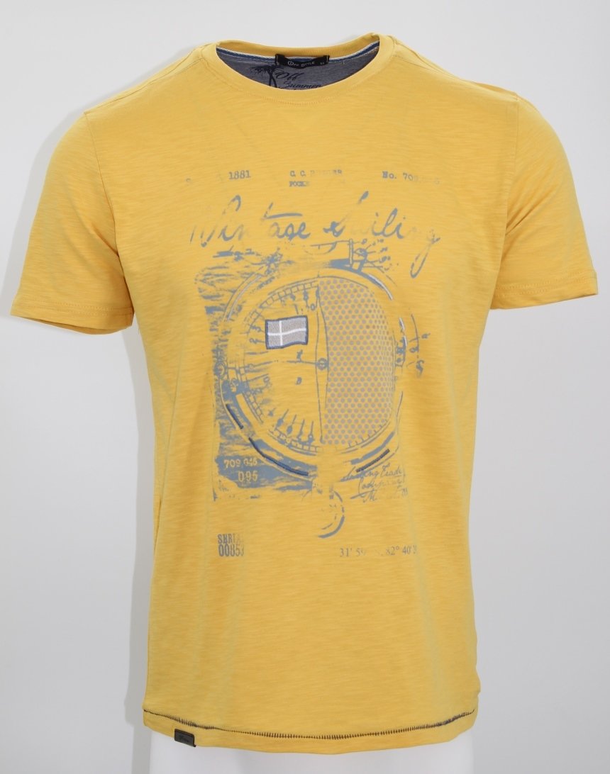 

Футболка OFF STYLE с абстракцией L желтая (8031 yellow)