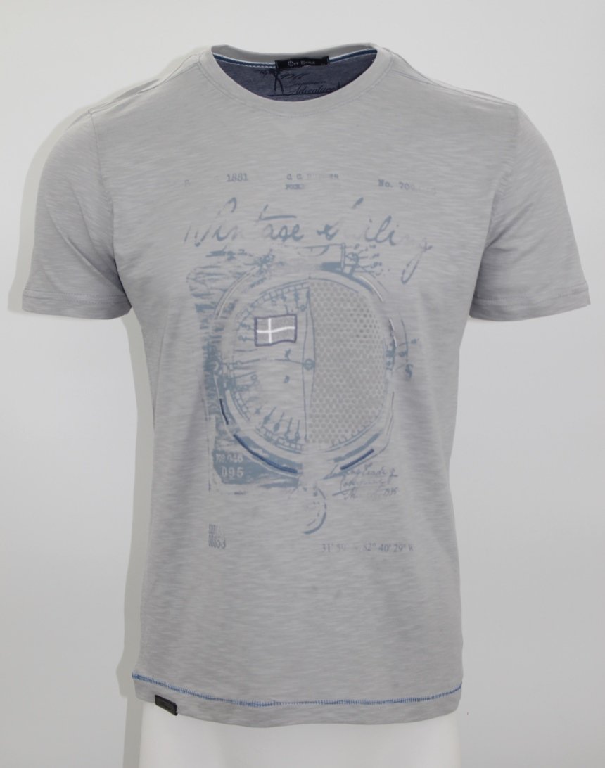 

Футболка OFF STYLE с абстракцией XL серая (8031 grey)