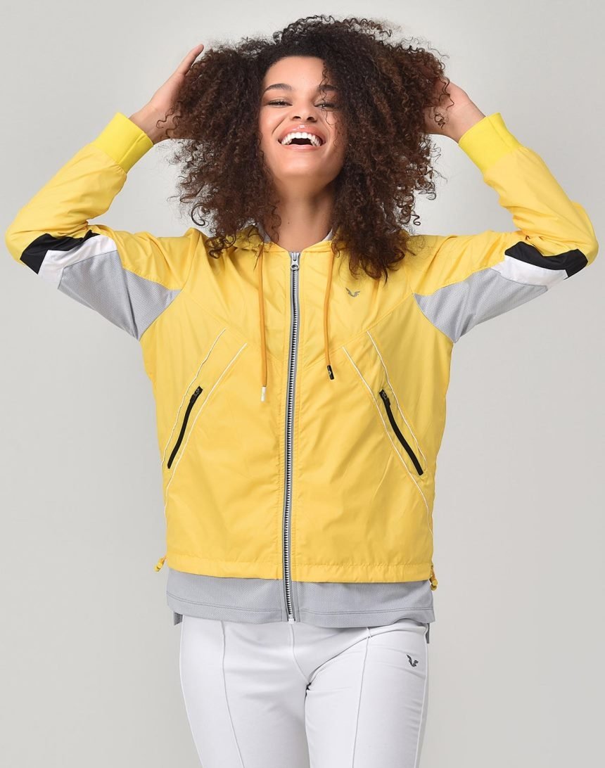 

Олимпийка Bilcee с дыщащей подкладкой и капюшоном M желтая (TB20WL10S8914 yellow)