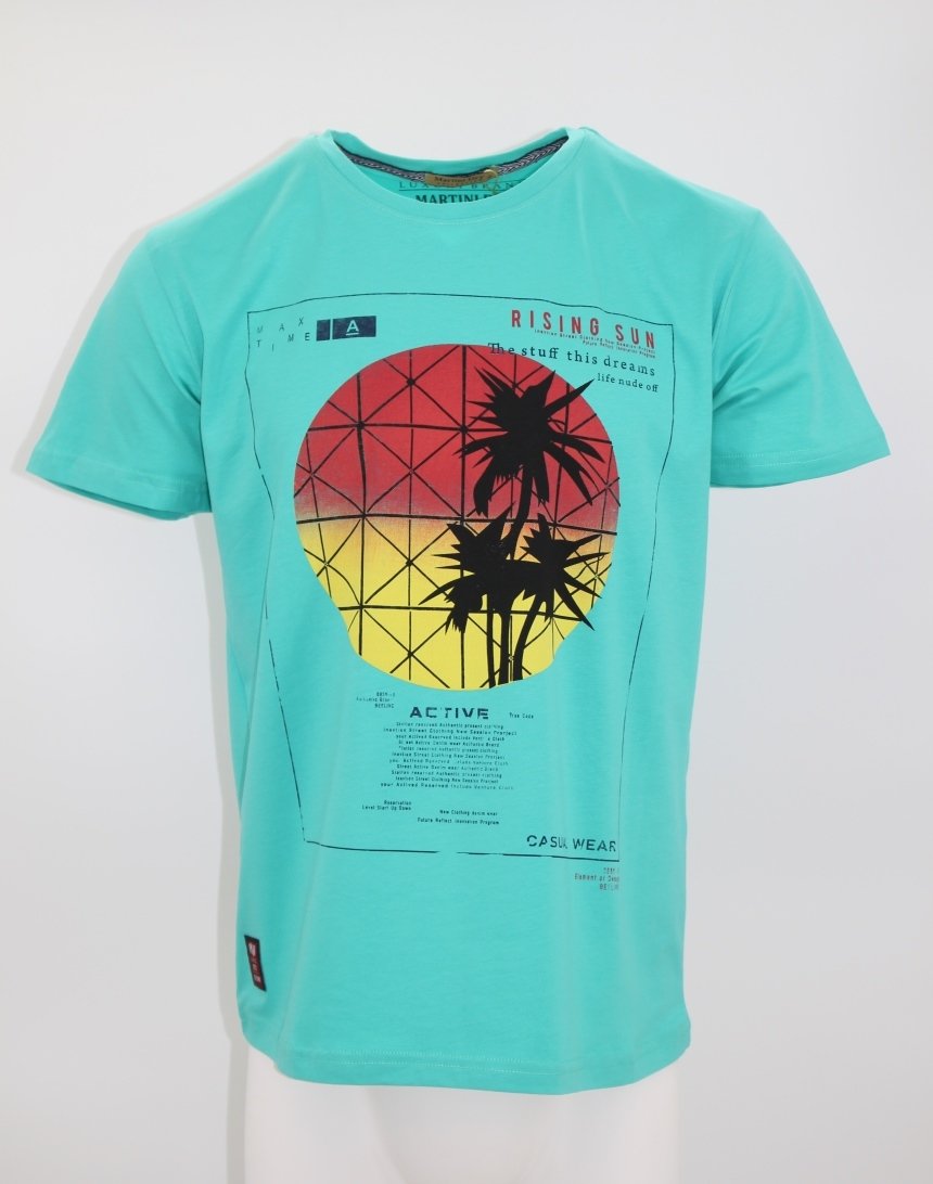 

Футболка MARTİNİ DRY XL бирюзовая (9060 turquoise)