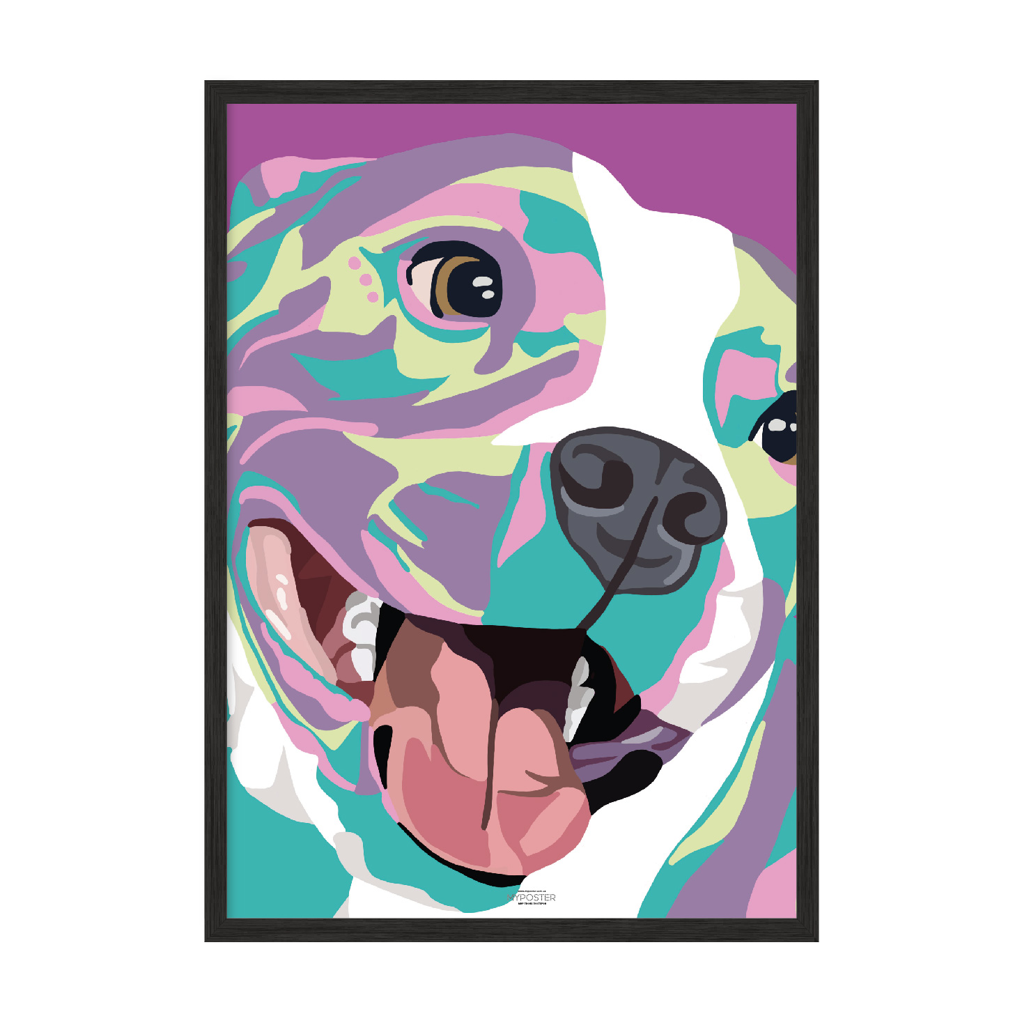 

Постер "Dog" без стекла 596x840 мм в чёрной рамке