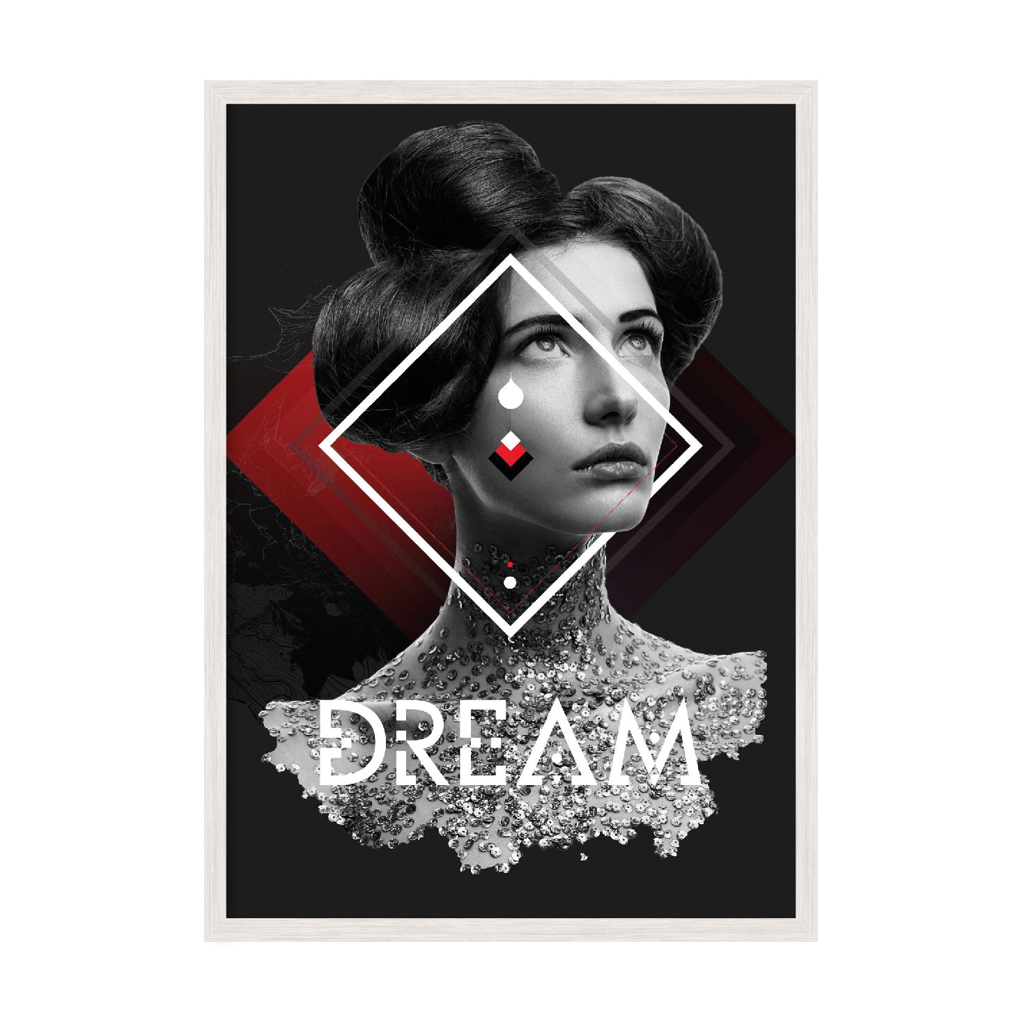 

Постер "Dreem" без стекла 596x840 мм в белой рамке
