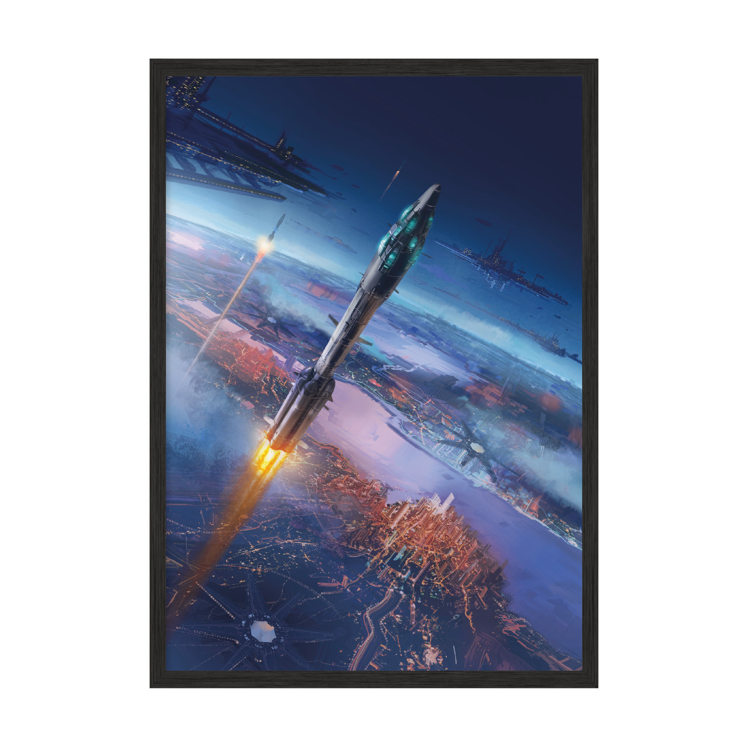 

Постер "Start The Adventure" с антибликовым стеклом 297x420 мм в чёрной рамке