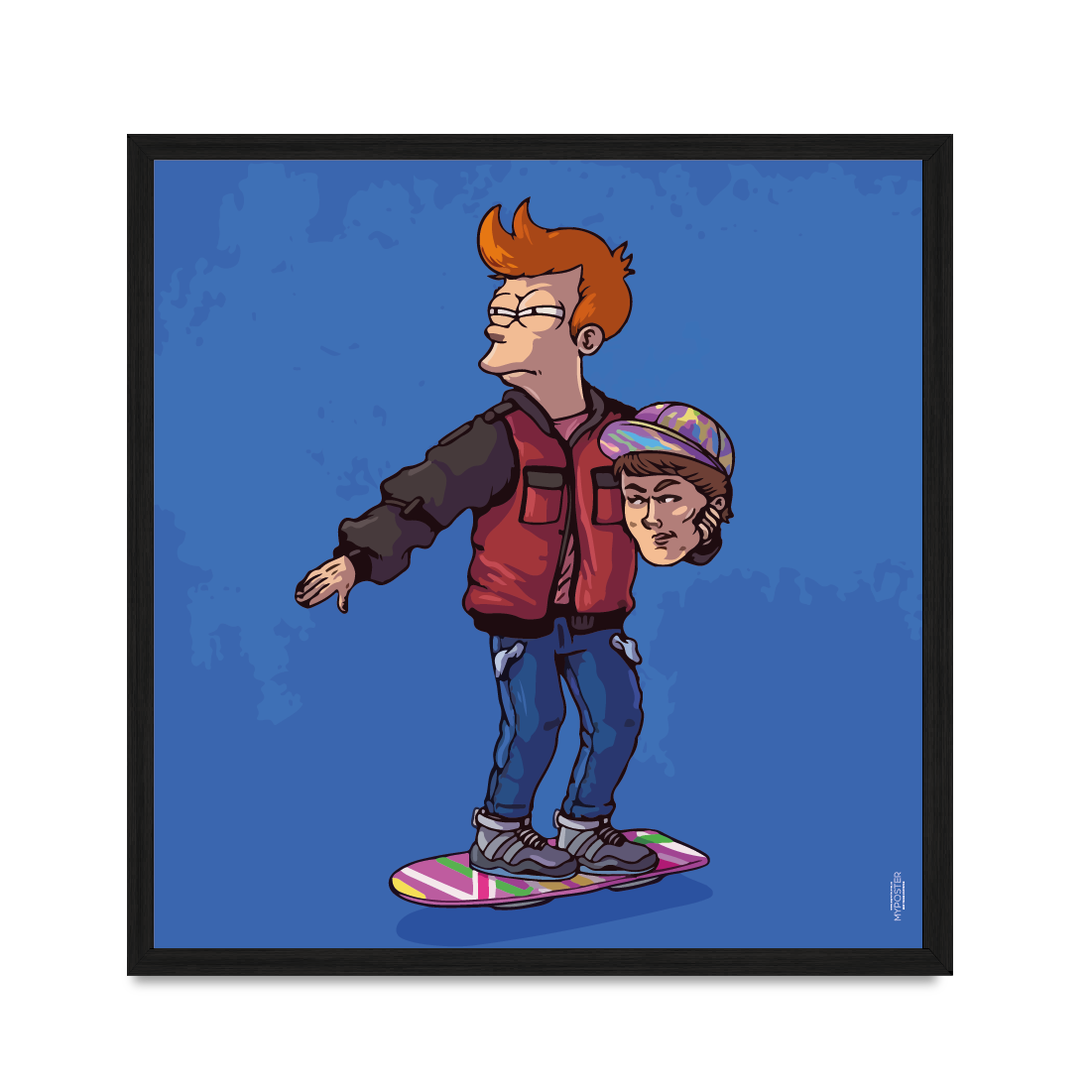 

Постер "Back to .. Fry" с антибликовым стеклом 45 x 45 см в чёрной рамке