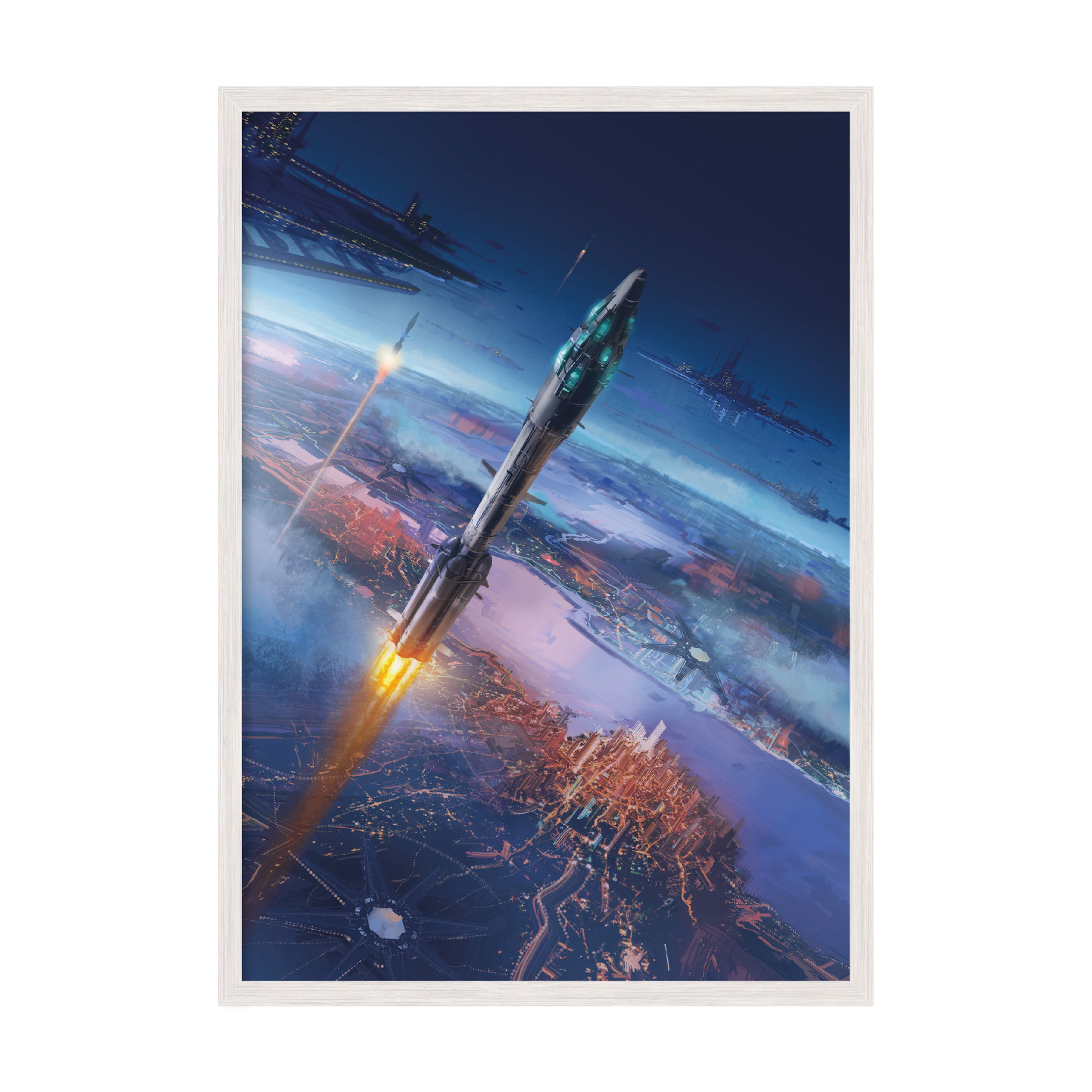 

Постер "Start The Adventure" без стекла 596x840 мм в белой рамке