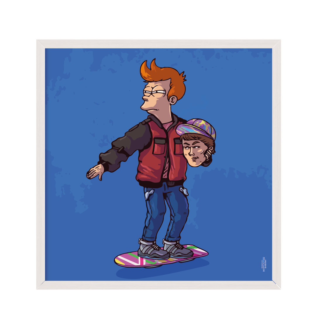 

Постер "Back to .. Fry" с антибликовым стеклом 60 x 60 см в белой рамке