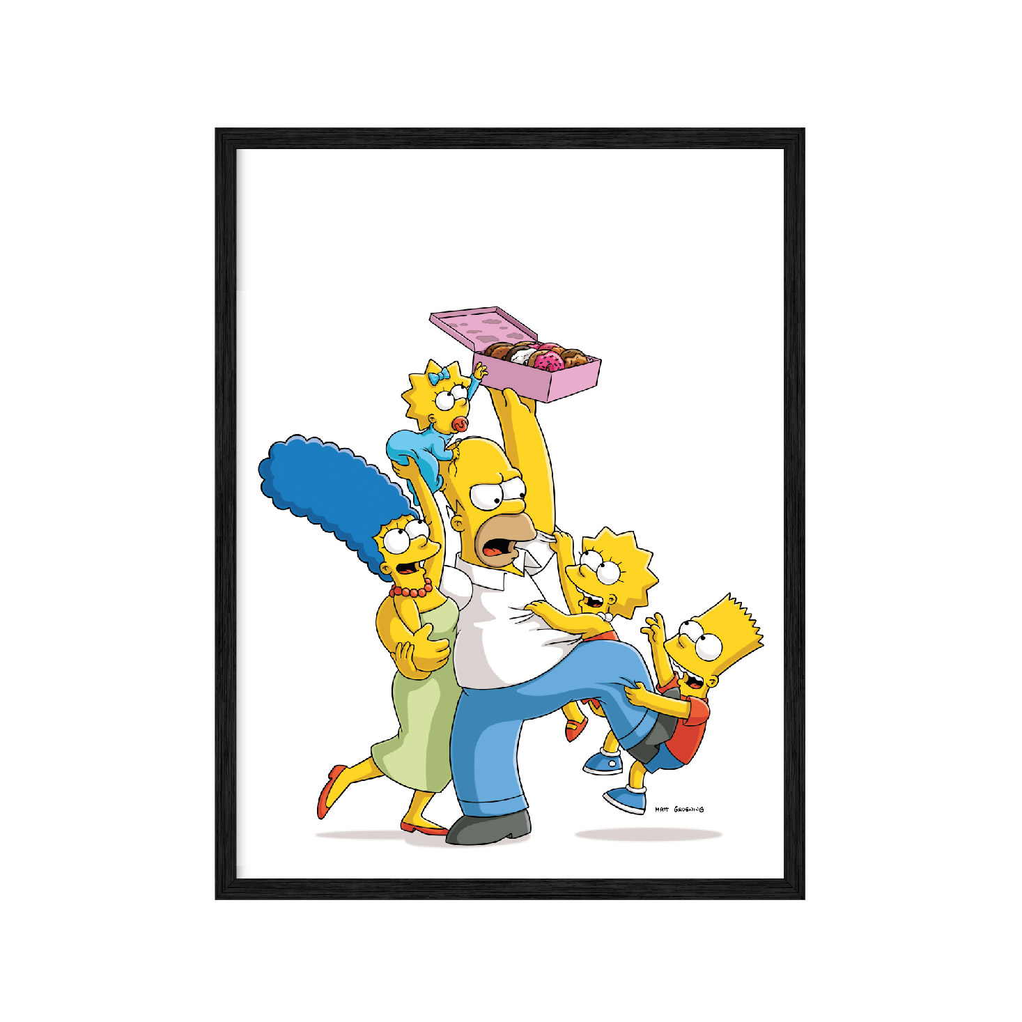 

Постер "The Simpsons" с антибликовым стеклом 297x420 мм в чёрной рамке
