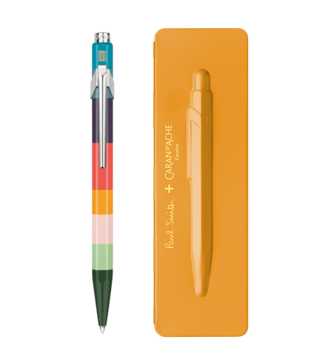 

Ручка Caran d'Ache 849 Paul Smith Помаранчевий бокс (7630002342506)