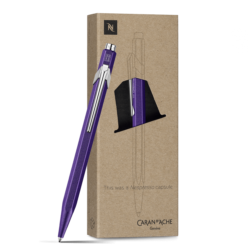 

Ручка Caran d'Ache 849 Nespresso Фіолетова + box (7630002341141)