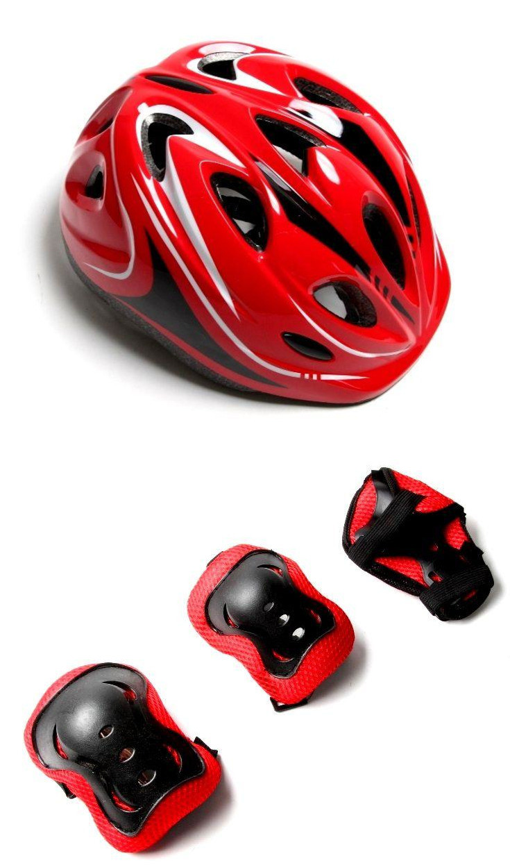 

Шлем защитный детский Roller с защитой Красный