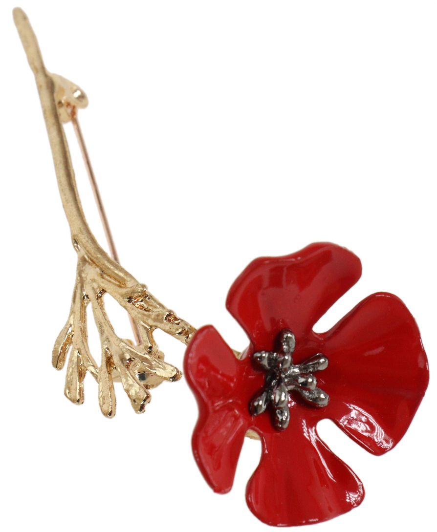 

Брошь Traum 4209-68 Красная