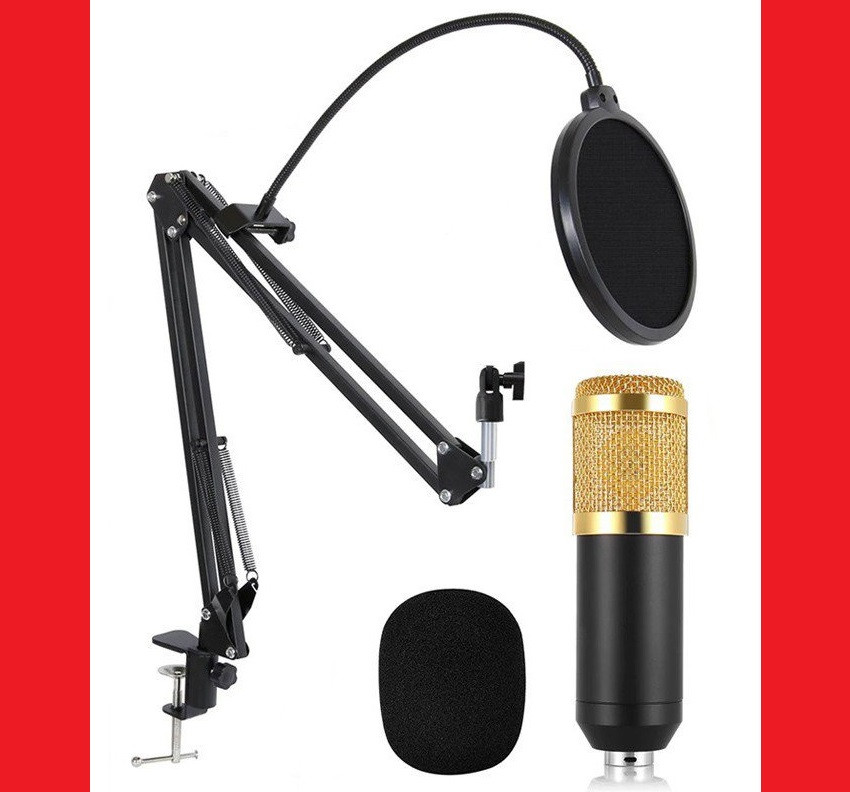 

Конденсаторный микрофон студийный M-800 PRO-MIC