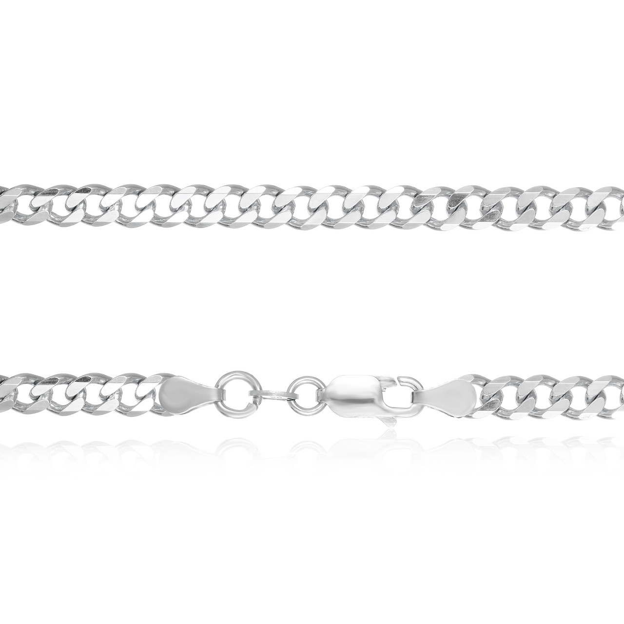 

Сербряная цепочка снейк для женщины Silvex 925 Classic Белый (804 7/70)