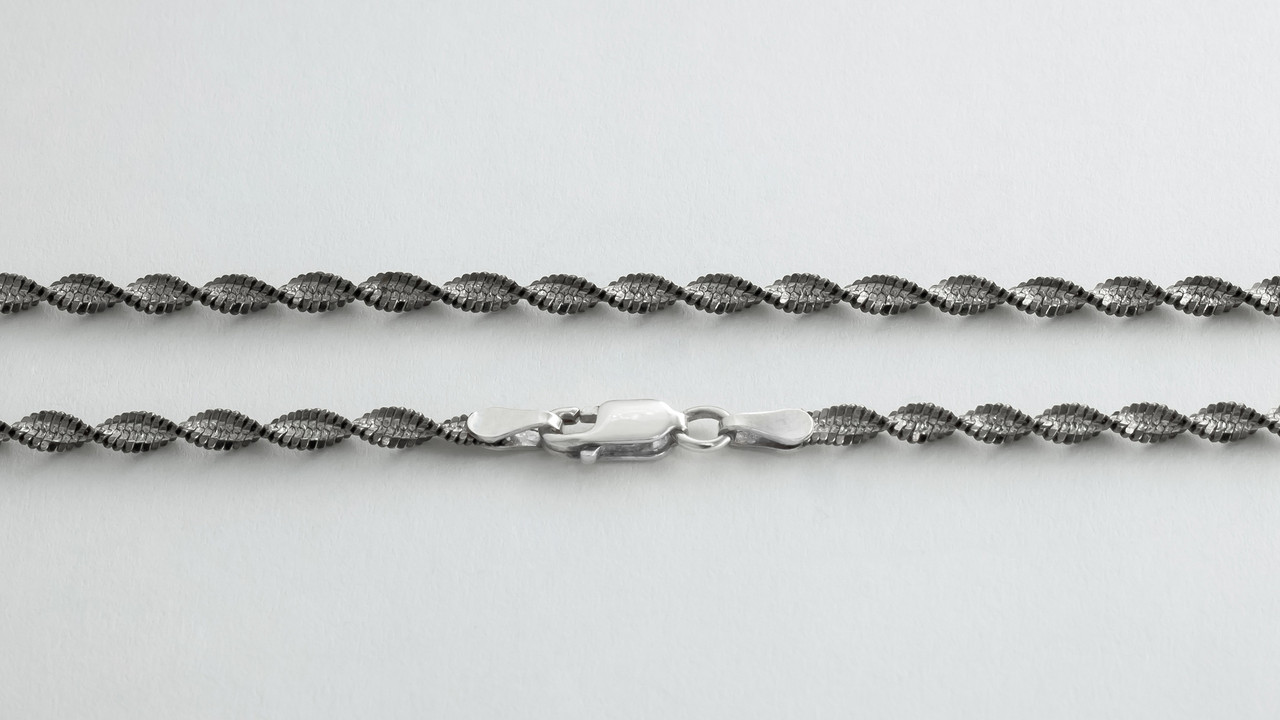 

Цепочка родированная снейк для женщины Silvex 925 Classic Белый (852Г 6/50)