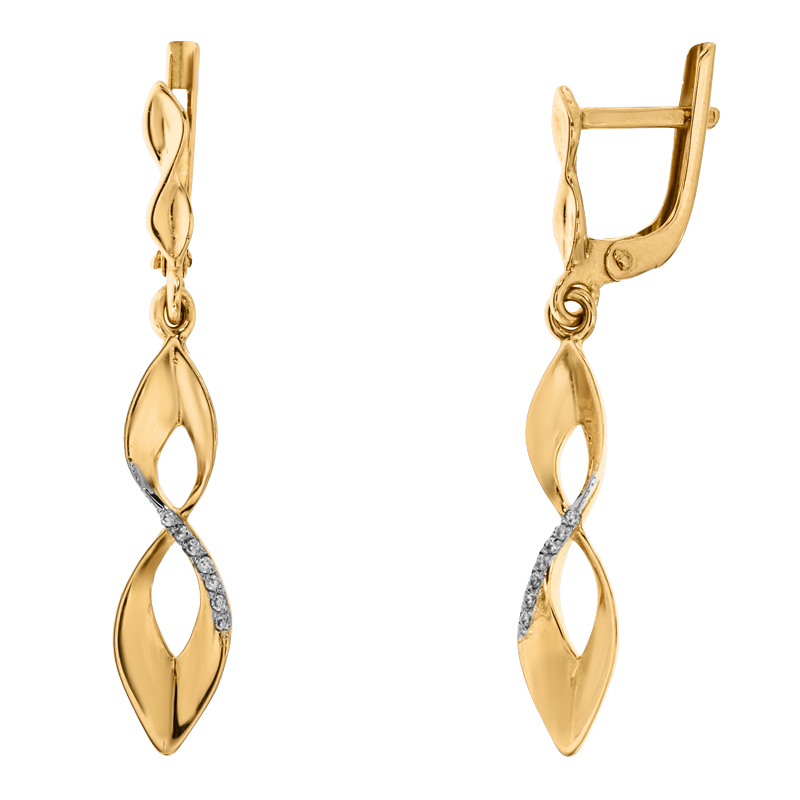 

Серьги-подвески Diamant с1890