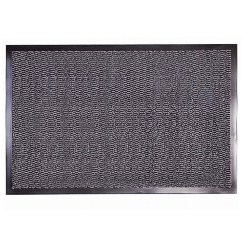 

Грязезащитный коврик влаго и грязе улавливающие разрезной ворс Comfort серый 90*120