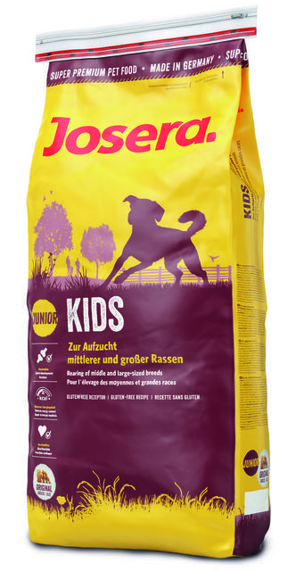 

Сухой корм JOSERA Kids для щенков и юниоров средних и крупных пород, 15 кг