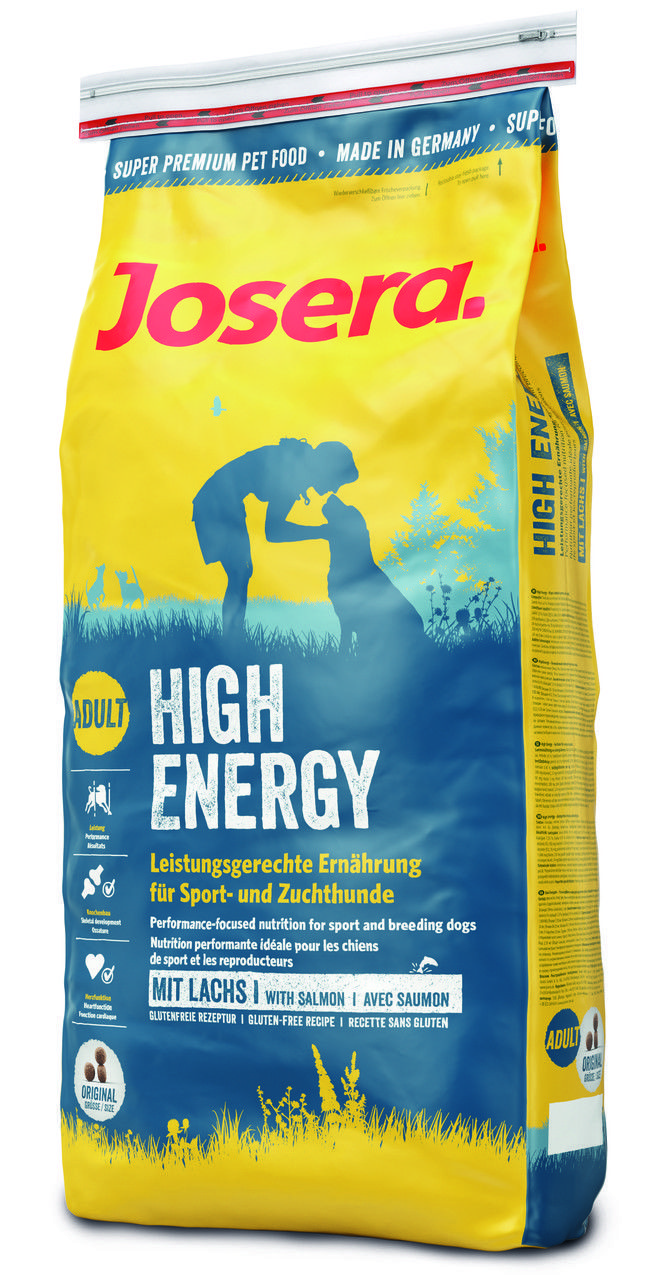 

Сухой корм JOSERA High Energy для спортивных и служебных собак с лососем, 15 кг