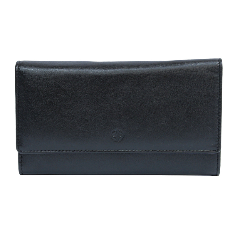 

Кошелек Tony Perotti Cortina 5048 nero кожаный черный женский