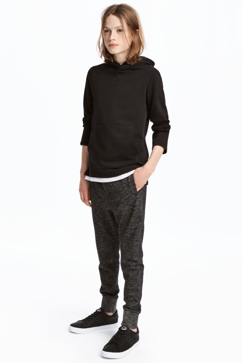 

Спортивные штаны H&M Basic 05429828 146 см Темно-серые (2000000006163)