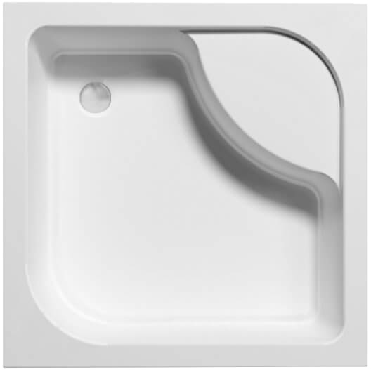 

Душевой поддон POLIMAT Tako 90x90x24/36.5 с панелью (00394/00360)