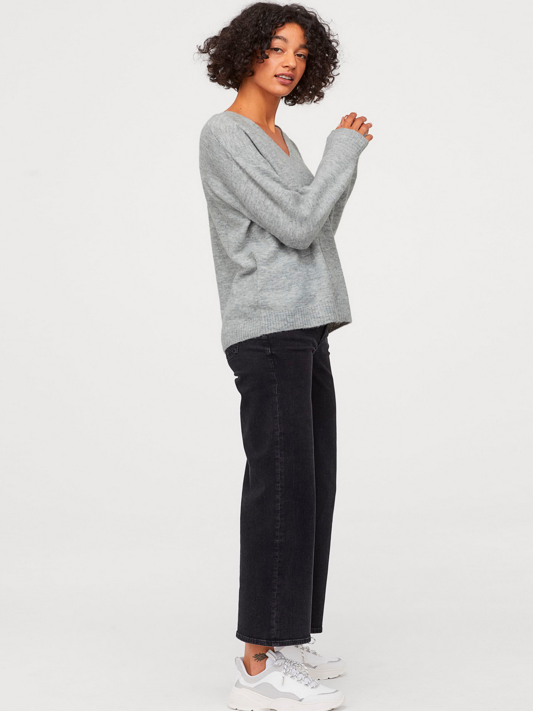 

Пуловер H&M 0693243-0 S Серый