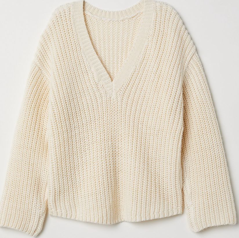 

Пуловер H&M 0650714-7 M Бежевый