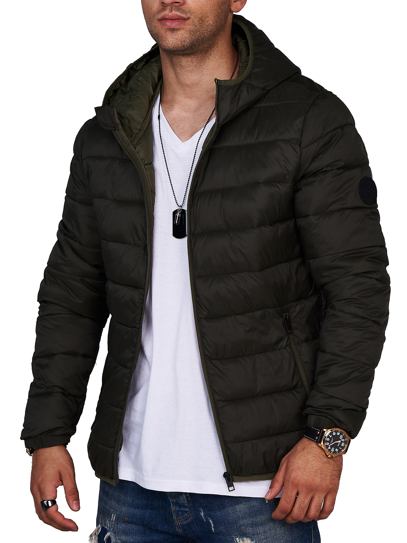 

Куртка Jack & Jones Rosin S темно-зеленый