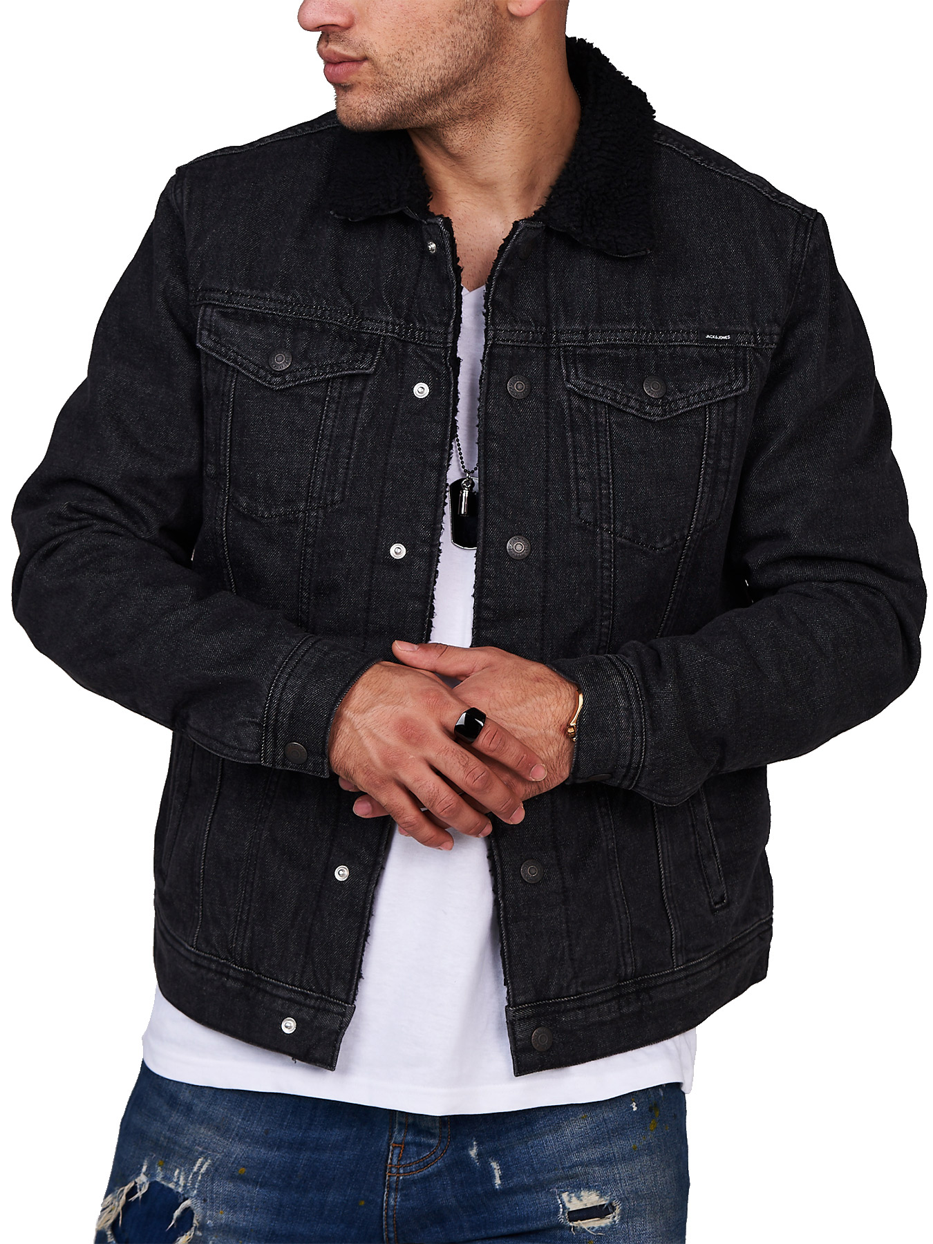 

Куртка Jack & Jones Black Denim XXL черный