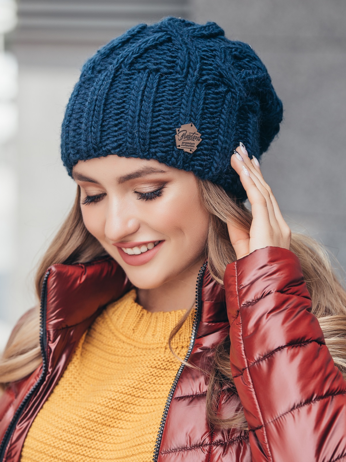 

Шапка Dressa 40278 One Size Темно-синяя