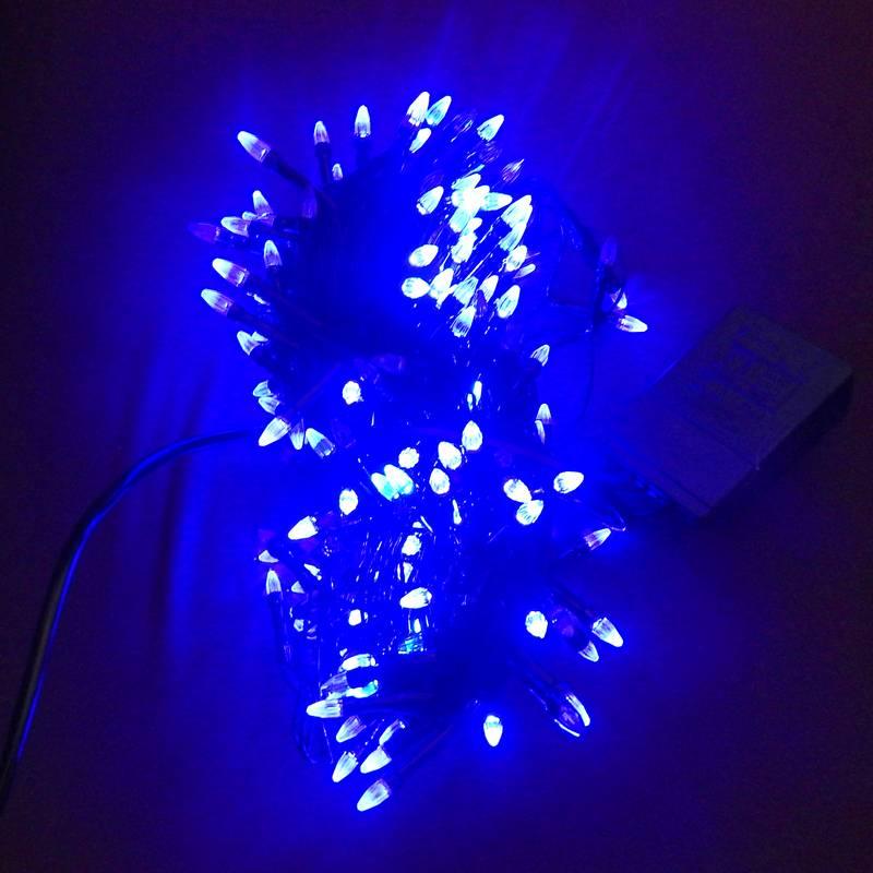 

Гирлянда Нить Конус-рис LED 300 синий, чёрный провод (1-21)