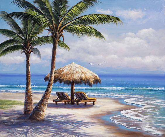 

Алмазная мозаика Райский остров DM-210 50x40см Полная зашивка. Набор алмазной вышивки