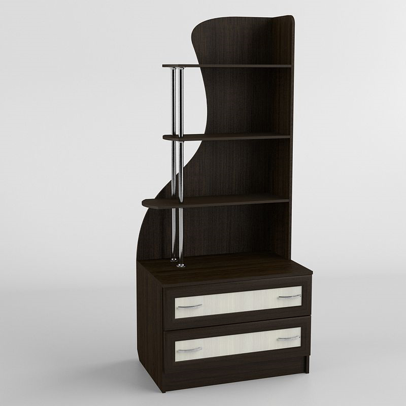 

Комод с надстройкой из ДСП - ПВХ кромка К-182 АКМ Тиса мебель цвет Венге/Дуб молочный